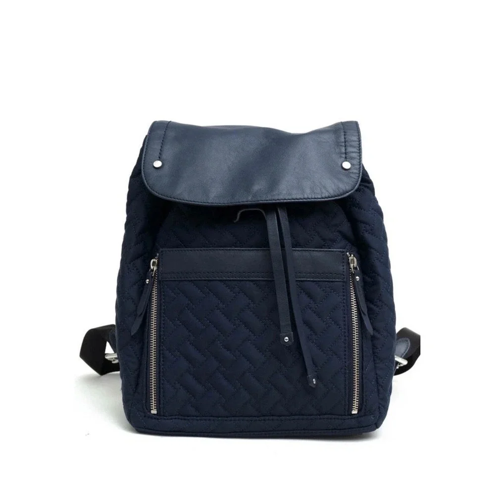Cole Haan Quilted Nylon Backpack Black‎